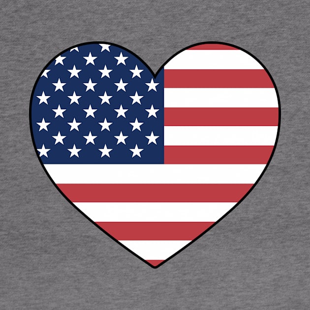 Heart - United States of America by Tridaak